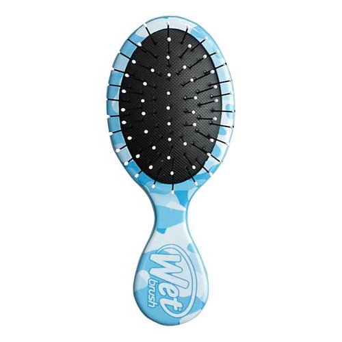 Щетка для спутанных волос mini Wet Brush Squirt - Camo Blue W