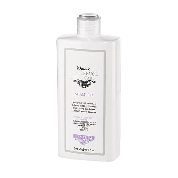 Успокаивающий шампунь для чувствительной кожи головы Leniderm Shampoo (608, 1000 мл) успокаивающий шампунь dermocalmante 823 1000 мл
