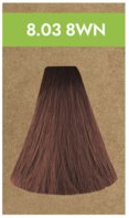 Перманентная краска для волос Permanent color Vegan (48123, 8.03 8WN, теплый натуральный светло-русый, 100 мл)