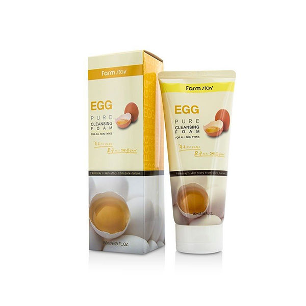 Очищающая пенка с яичным экстрактом FarmStay farmstay egg pure cleansing foam пенка очищающая с яичным экстрактом 180 мл