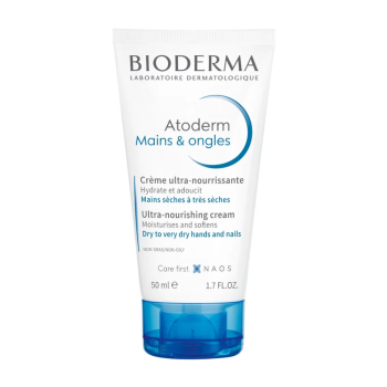 Восстанавливающий крем для рук и ногтей Атодерм Bioderma