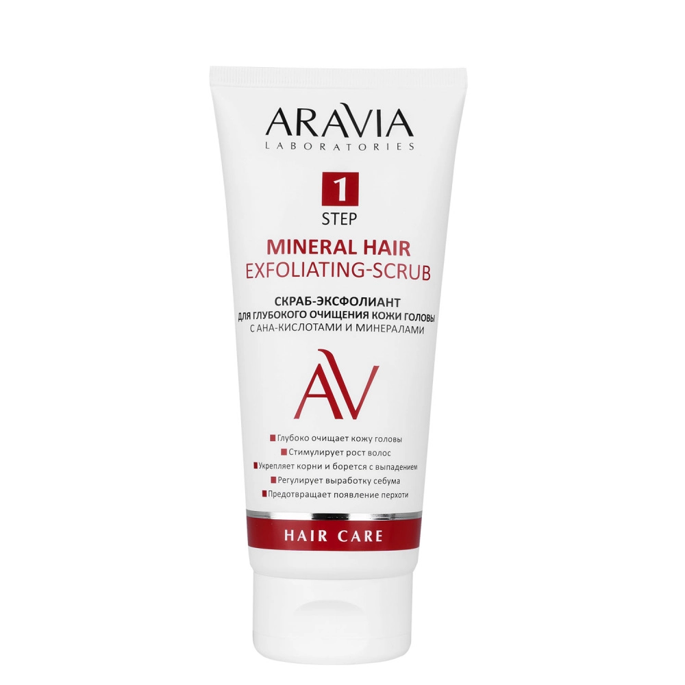 Скраб-эксфолиант с АНА-кислотами и минералами Mineral Hair Exfoliating-Scrub