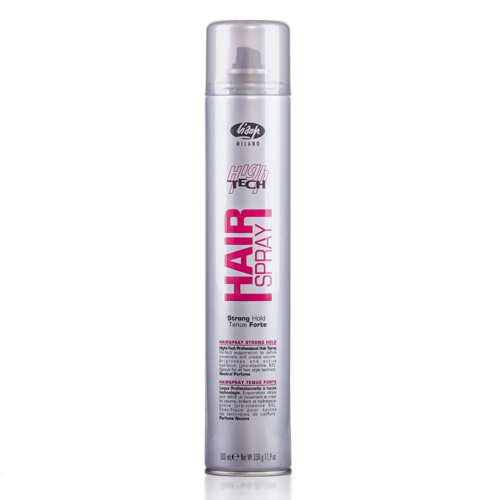 

Лак для укладки волос сильной фиксации High Tech Hair Spray Strong Hold