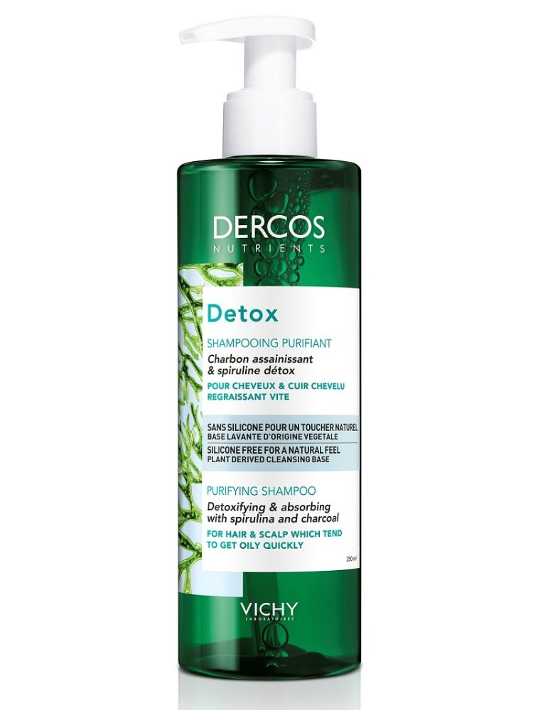 Глубоко очищающий шампунь Detox Dercos Nutrients