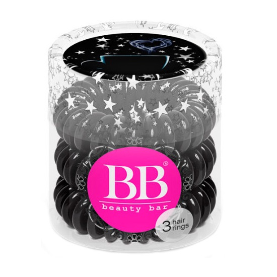 Купить Набор резинок для волос Beauty Bar (820022, черный, 1 шт), Beauty Bar (США)