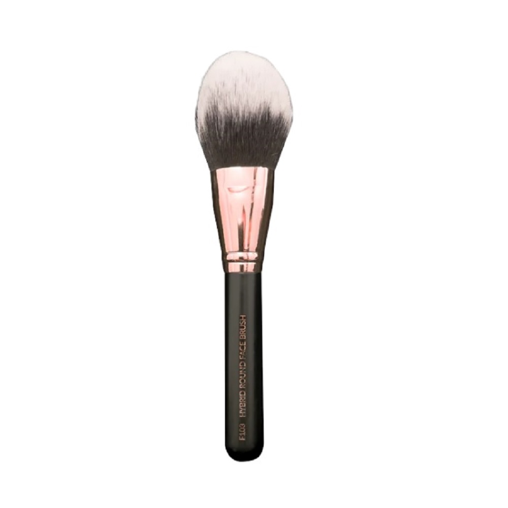 Кисть для макияжа круглая №103 Hybrid Round Face Brush landa branda кисть скошенная малая для румян и хайлайтера blush brush