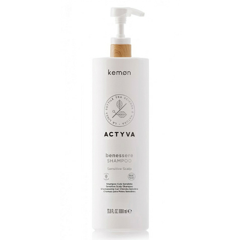 Шампунь успокаивающий для чувствительной кожи головы Actyva Benessere Shampoo Velian