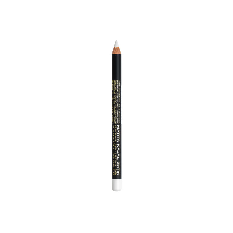 Атласный карандаш-кайал Kajal Satin Pencil (2251R21-BI, BI, White, 1 шт) french manicure white pencil