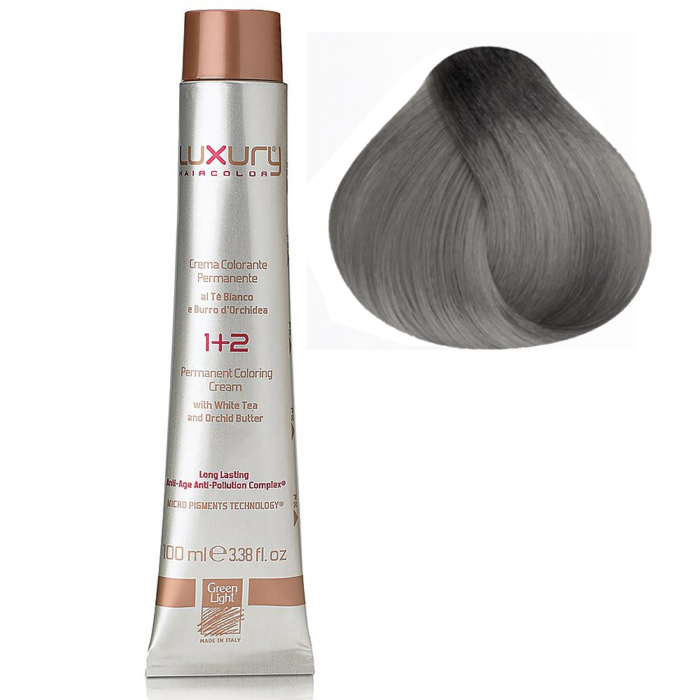 Стойкая крем-краска Металлический блонд 7.111 Luxury Hair Color Metallic Blond