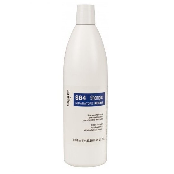 Восстанавливающий шампунь для окрашенных волос с гидролизированным кератином Shampoo Repair S84