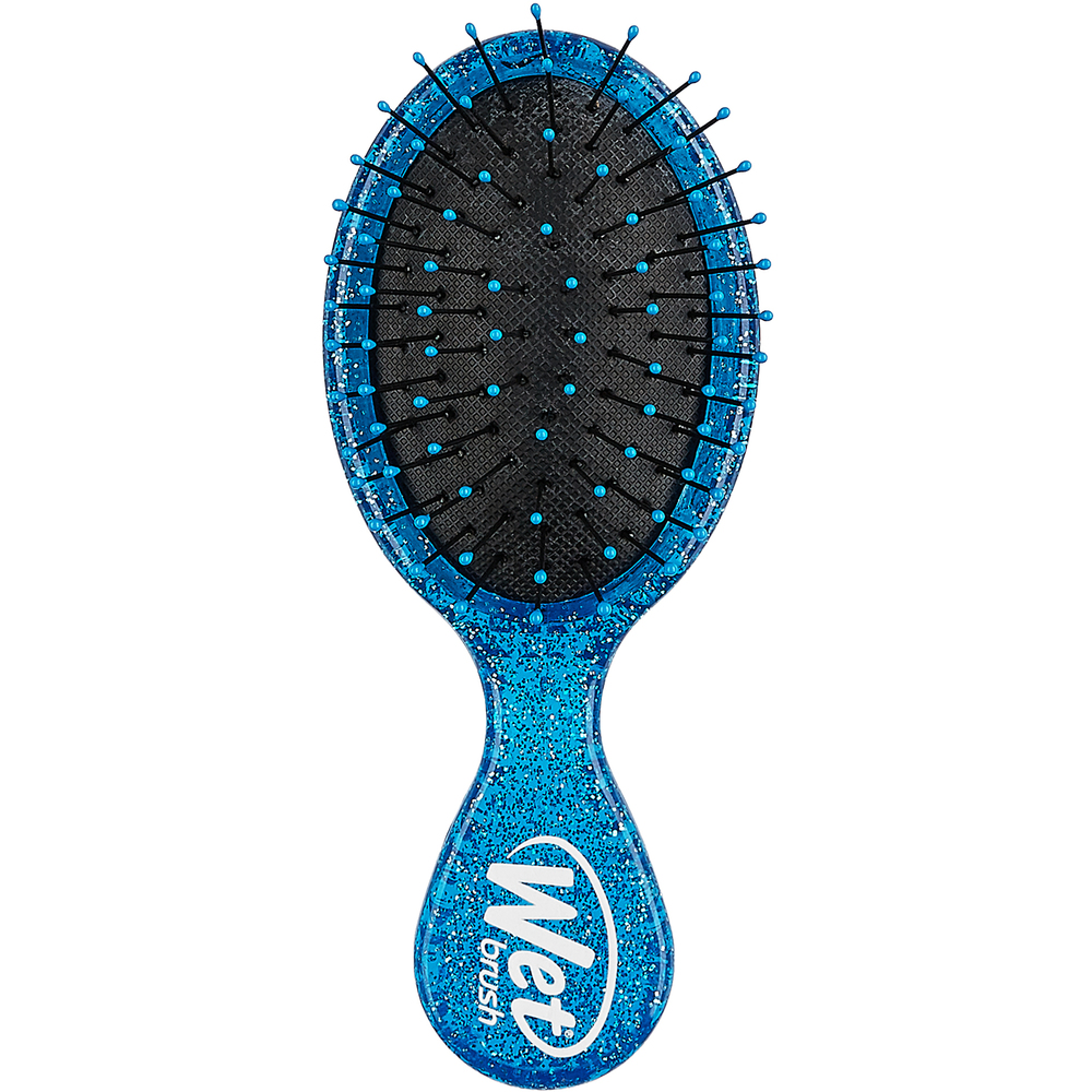 Мини-щетка для спутанных волос Рок-н-Ролл Wet Brush Mini Rock n Roll Detangler (BWR832ROCKBL, bl, Синяя, 1 шт)
