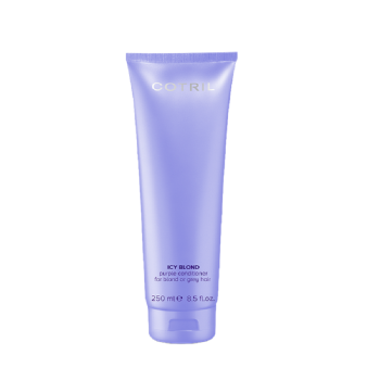 Кондиционер против желтизны с фиолетовым пигментом Icy Blond Purple Conditioner For Blond Or Grey Hair Cotril