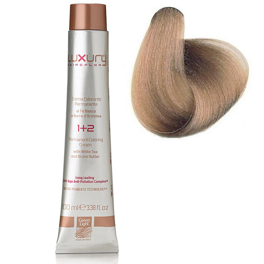 Стойкая крем-краска Очень светлый бежевый блондин 9.32 Luxury Hair Color Very Light Beige Blond 9.32