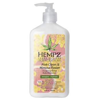 Молочко для тела увлажняющее Розовый Лимон и Мимоза Pink Citron & Mimosa Flower Herbal Body Moisturizer (Hempz)