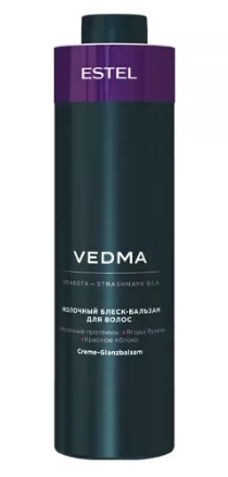 Молочный блеск-бальзам для волос Vedma