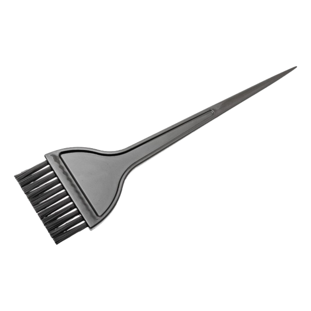 Кисть для окрашивания волос широкая черная кисть для окрашивания волос с фигурной ручкой средняя черная