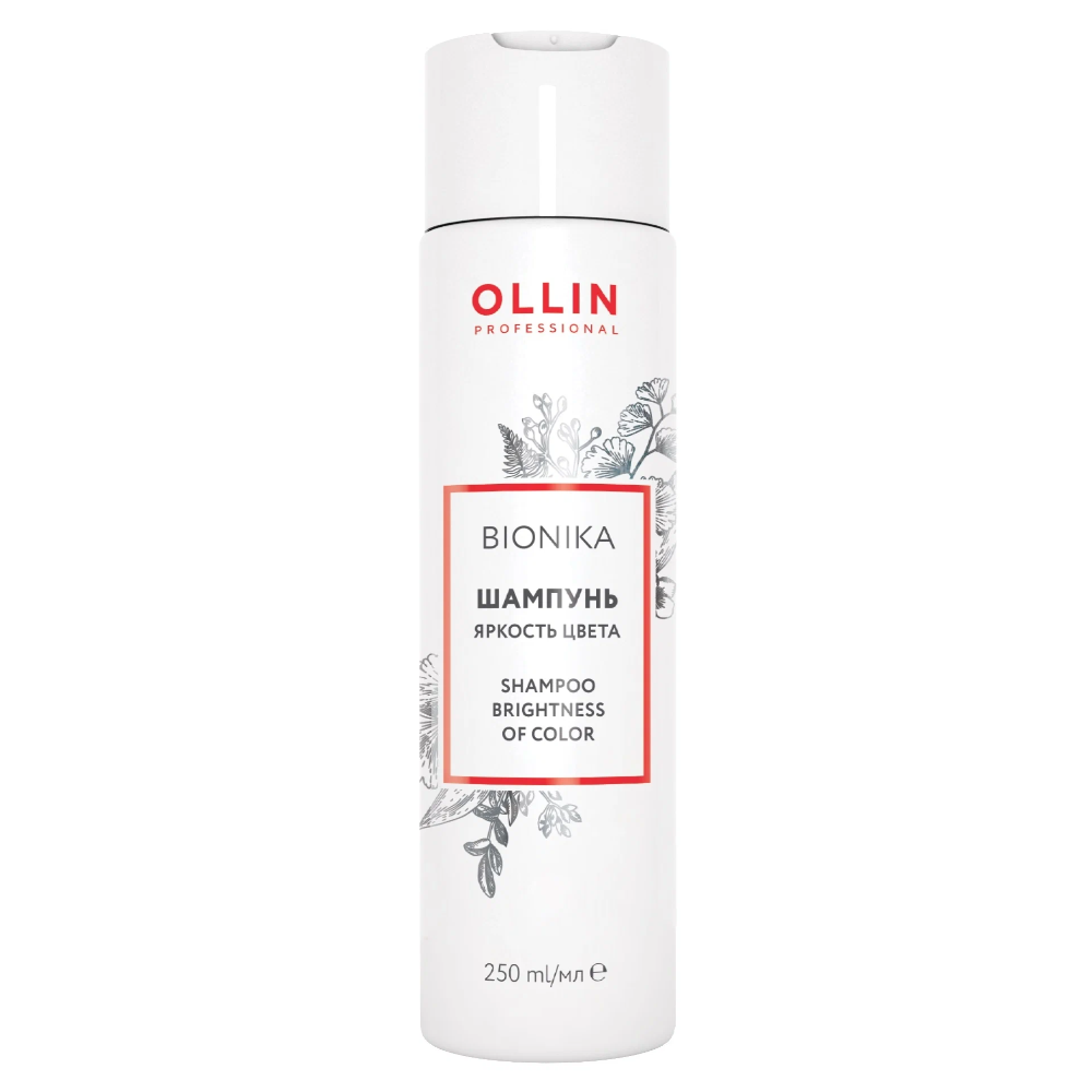 Шампунь для окрашенных волос Яркость цвета Ollin BioNika (397403, 250 мл)