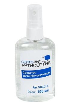 Дезинфицирующее средство Септолит-Антисептик Чистовье 100 мл