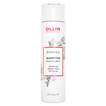 Шампунь для окрашенных волос Яркость цвета Ollin BioNika Ollin Professional