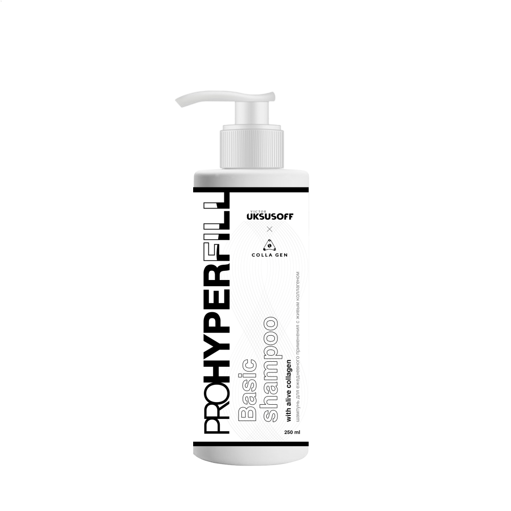 Шампунь для ежедн. применения с живым коллагеном Basic shampoo with alive collagen Hyperfill Pro