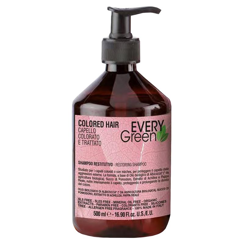 Шампунь для окрашеных волос Colored Hair Shampoo Protettivo (500 мл) derma save шампунь для седых и окрашенных волос без желтизны h20 gray and colored hair shampoo 200 0