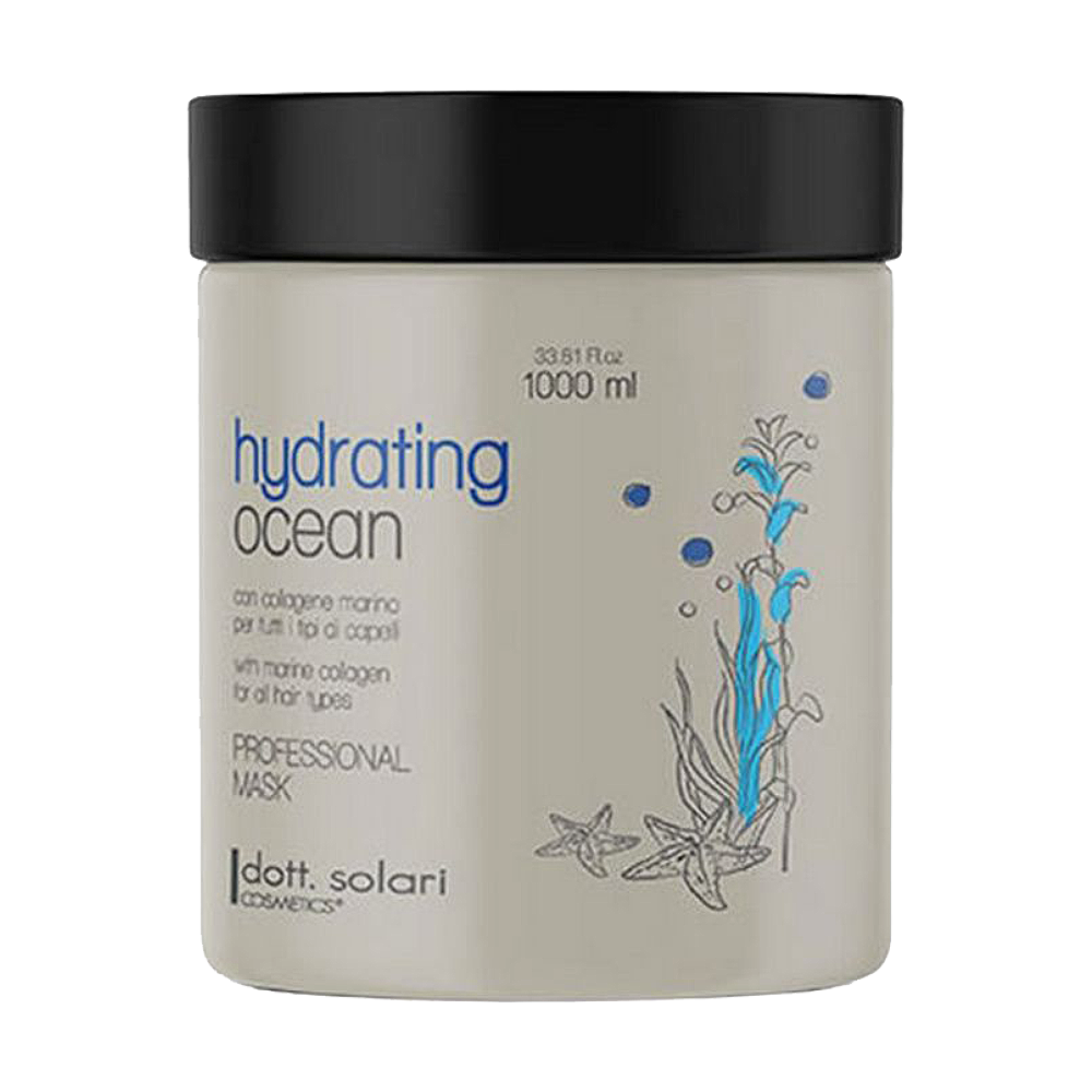 Маска увлажняющая с морским коллагеном для всех типов волос Ocean Professional Line (DS_026, 1000 мл)