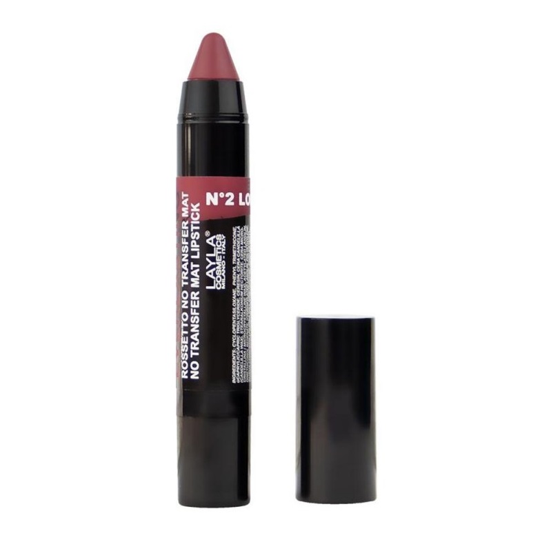 Помада-карандаш матовая стойкая Everlasting No Transfer Mat Lipstick (2210R24-002, N.2, Lolita, 1 шт) gosh губная помада матовая velvet touch lipstick matt shades