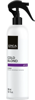 Спрей для нейтрализации теплого оттенка Cold Blond Epica 300 мл