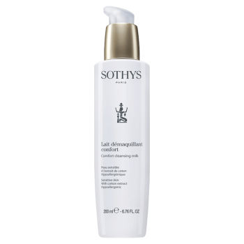 Очищающее молочко для чувствительной кожи с экстрактом хлопка Comfort Cleansing Milk Sothys 200 мл