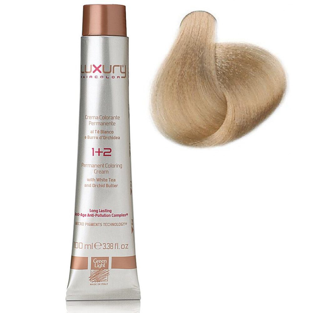 Стойкая крем-краска Спокойный платиновый блондин 1011 Luxury Hair Color Pacific Platinum Blond 1011 1594₽