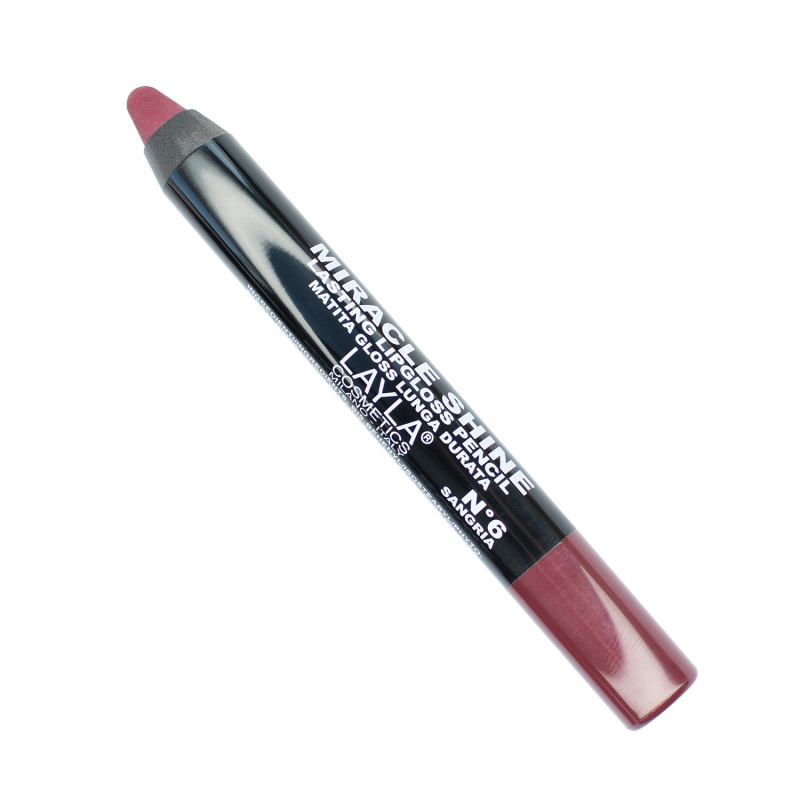 Блеск для губ в карандаше Miracle Shine Lasting Lipgloss Pencil (2237R24-006, N.6, N.6, 1,5 мл) блеск для губ придающий объем multiplex 3d lipgloss g0115 11 petal pink 6 мл