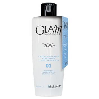 Перманентная биозавивка №1 для натуральных волос Glam Waving System Dott.Solari 250 мл