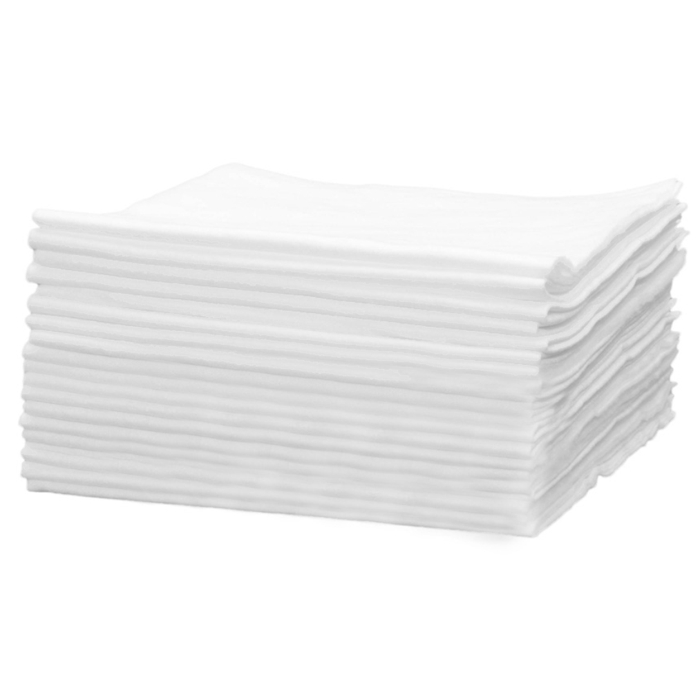 Полотенце стандарт Спанлейс (01-539, 25*60 см, Белый, 100 шт) полотенце спанлейс стандарт белое 45х90 см