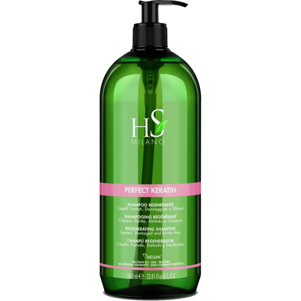 Шампунь восстанавливающий для ослабленных волос с кератином Hs Perfect Keratin. Shampoo Rigenera (7231, 350 мл) увлажняющий шампунь для тела и волос linfa solare shampoo velian
