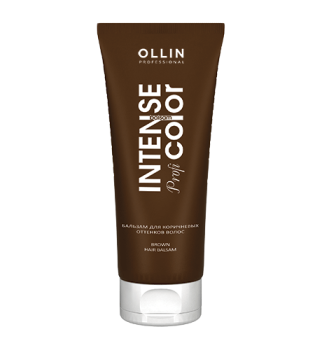 Бальзам для коричневых оттенков волос Brown hair balsam Intense Profi Color Ollin Professional 200 мл