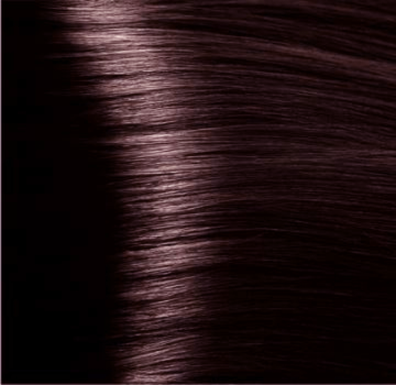 Перманентный краситель для волос LK Oil Protection Complex (120009875, 4/68, Каштановый медно-фиолетовый, 100 мл, Светлые) краситель безаммиачный tone on tone yo green 13319 47 yo green castano viola каштановый фиолетовый 60 мл