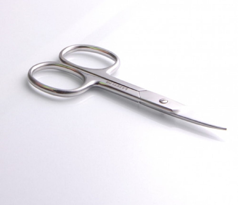 Ножницы для ногтей 28 мм лезвие прямое/95 мм длина, зеркальная поверхность