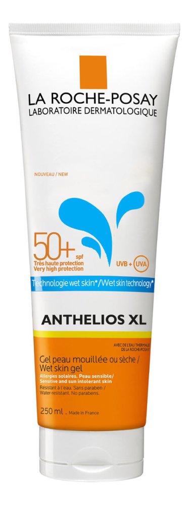 Солнцезащитный гель для лица и тела Anthelios Wet skin SPF 50+