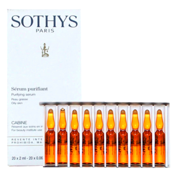 Сыворотка Oily Skin очищающая себорегулирующая Purifying Serum (20 х 2 мл) (Sothys International)