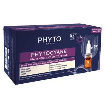 Сыворотка против выпадения волос для женщин Phytosolba 12*5 мл