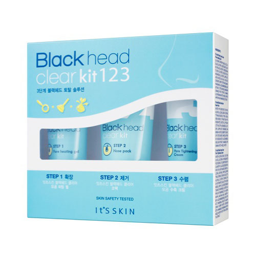 Трехступенчатый набор для очищения черных точек It's Skin Blackhead Clear Kit 123