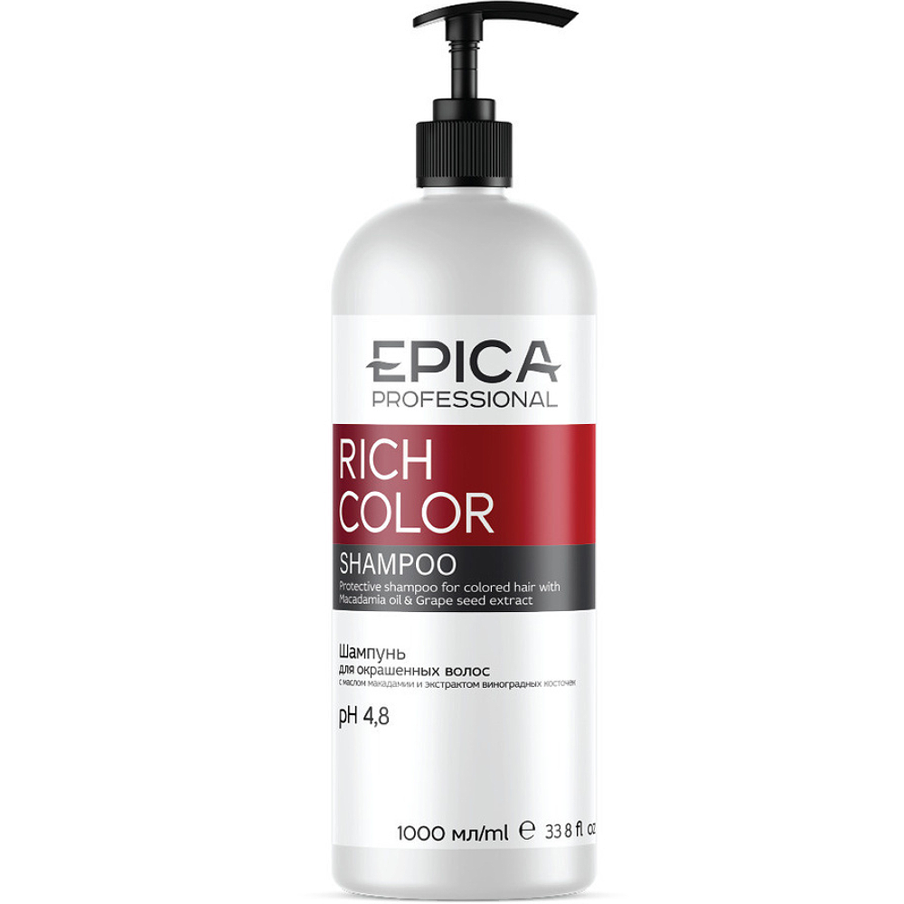 Шампунь для окрашенных волос Rich Color (91301, 1000 мл) шампунь для окрашенных волос ас precision blend