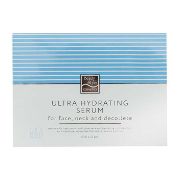 Ультра-увлажняющая сыворотка с гиалуроновой кислотой и алоэ Beauty Style 12*5 мл