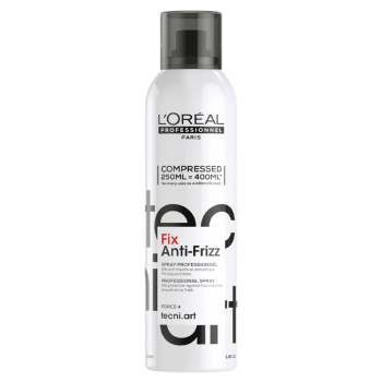 Спрей сильной фиксации гладких причесок с защитой от влаги Anti-Frizz LOreal 250 мл