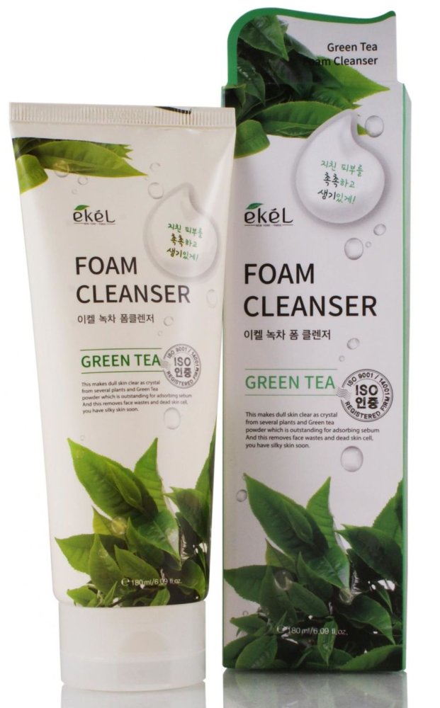 Пенка для умывания с экстрактом зеленого чая Ekel Green Tea Foam Cleanser