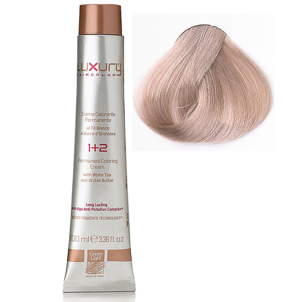 Стойкая крем-краска Очень светлый фиолетовый блондин 9.2 Luxury Hair Color Very Light Irise Blond