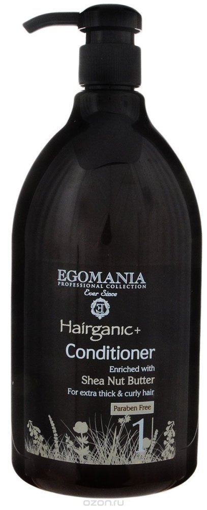 Кондиционер с маслом ши для увлажнения пористых, сухих волос Hairganic