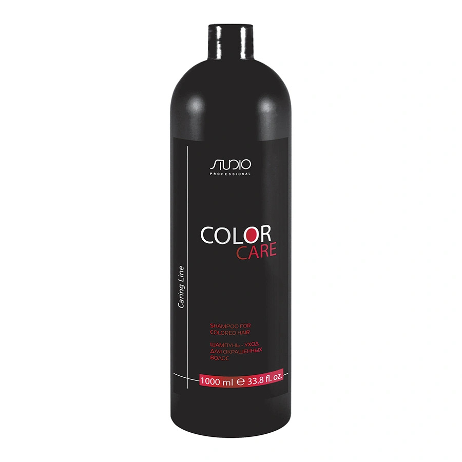 Шампунь-уход для окрашенных волос Color Care Caring Line (1000 мл) интенсивный восстанавливающий увлажняющий уход для волос с маслом арганы 250 г
