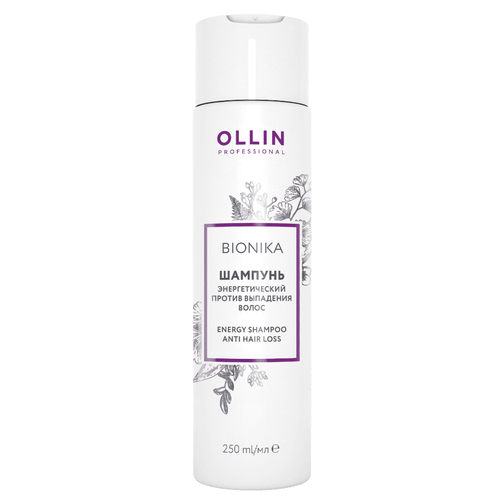 Энергетический шампунь против выпадения волос Energy Shampoo Anti Hair Loss Ollin BioNika (397328, 250 мл)