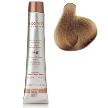 Стойкая крем-краска Светлый табачный блондин 8.73 Luxury Hair Color Light Tobacco Blond 8.73 (Green Light)